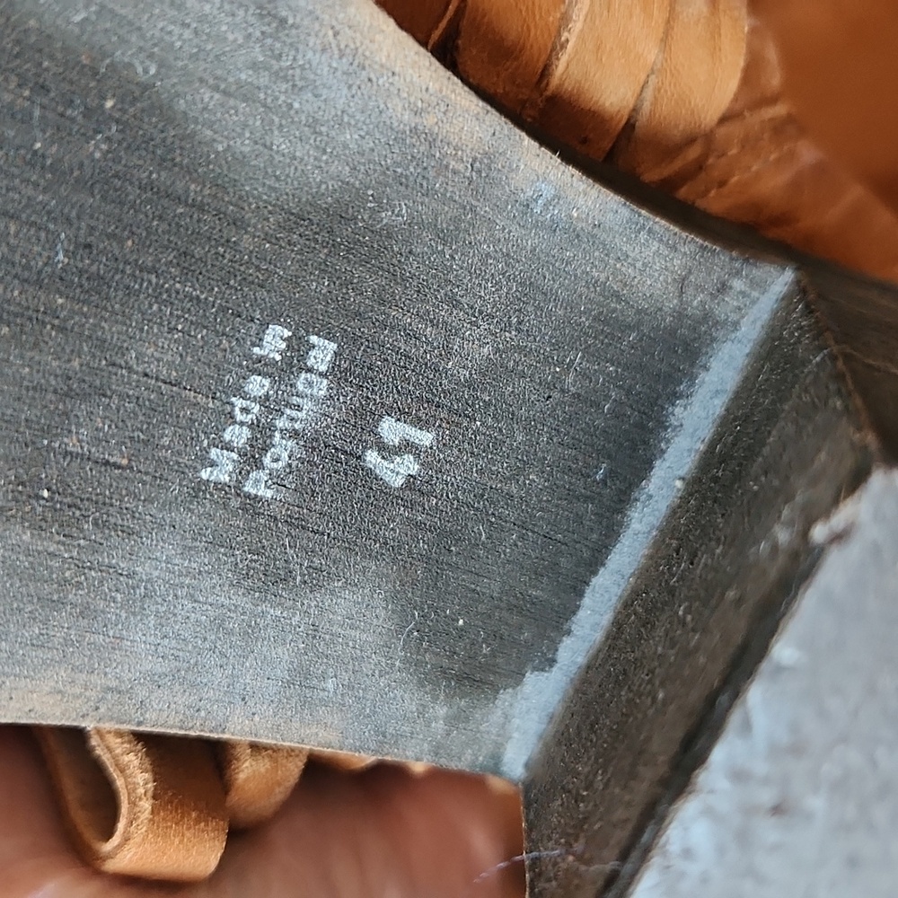 Free People Woven Leather Boots 41‎ US 10 - Picture 9 of 16